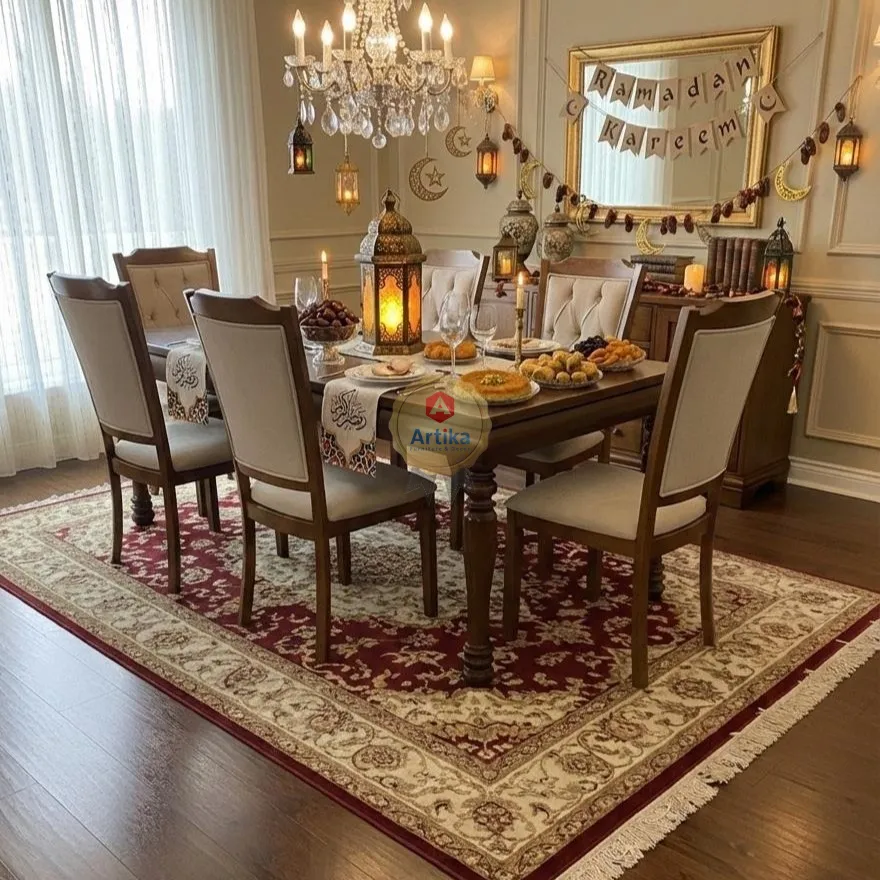 طقم طاولة طعام كلاسيكي فخم